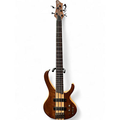 Used Ibanez BTB675 5 String Natural Electric Bass Guitar