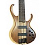 Used Ibanez BTB676 6 String Natural Electric Bass Guitar Natural