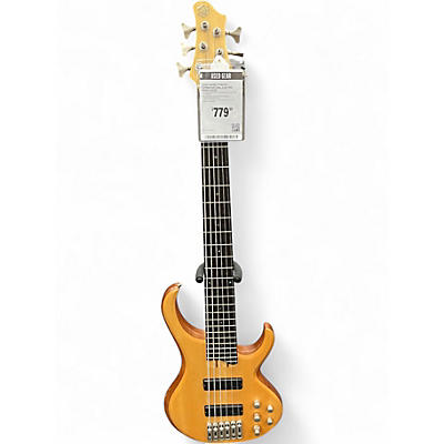 Used Ibanez BTB676 6 String Natural Electric Bass Guitar