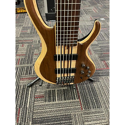 Ibanez Used Ibanez BTB7 7 String Natural Electric Bass Guitar Natural