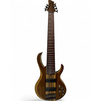 Used Ibanez BTB7 7 String Natural Electric Bass Guitar