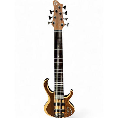 Used Ibanez BTB7 7 String Natural Electric Bass Guitar