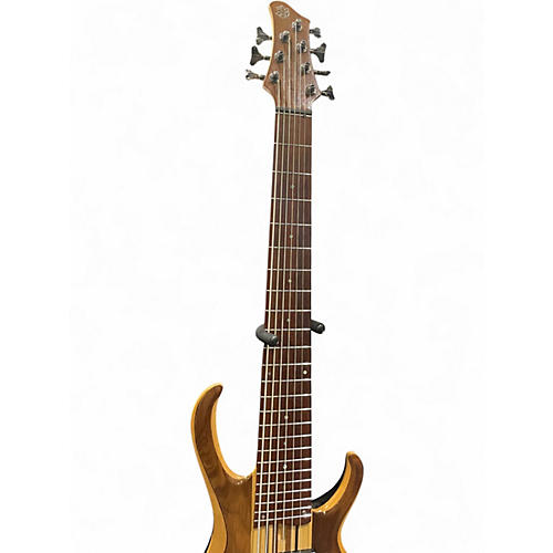 Used Ibanez BTB7 7 String Vintage Natural Electric Bass Guitar Vintage Natural