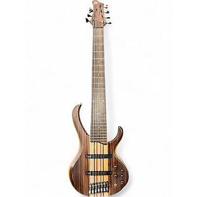 Used Ibanez BTB7 7 String natural Electric Bass Guitar