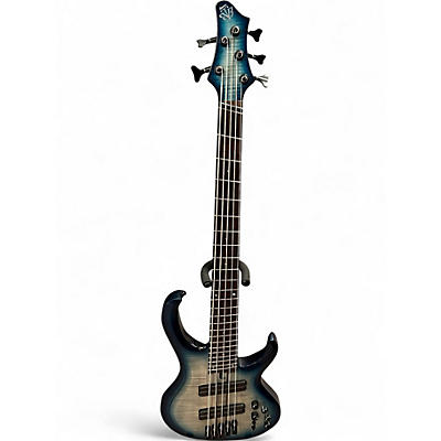 Used Ibanez BTB705LM Trans Blue BURST Electric Bass Guitar