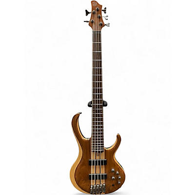 Used Ibanez BTB745 5 String Natural Electric Bass Guitar