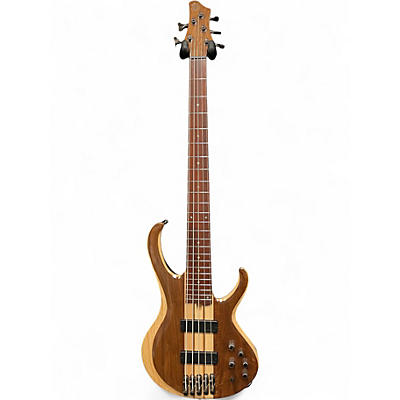 Used Ibanez BTB745 5 String Natural Electric Bass Guitar