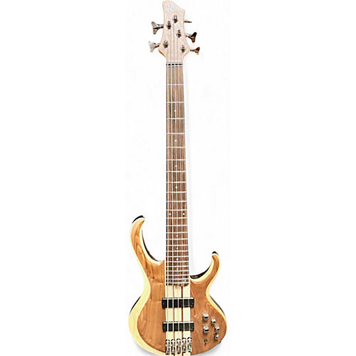 Ibanez Used Ibanez BTB745 Natural Low Gloss Electric Bass Guitar Natural Low Gloss