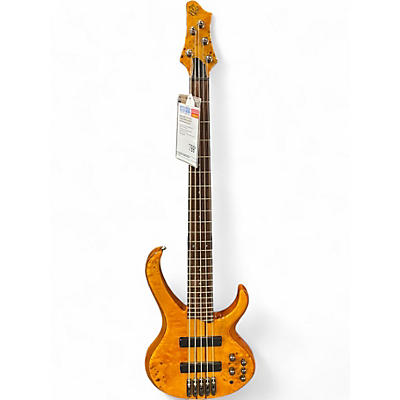 Used Ibanez BTB775PB 5 String BROWN BIRDSEYE Electric Bass Guitar