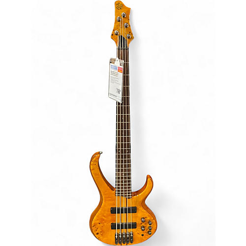 Used Ibanez BTB775PB 5 String BROWN BIRDSEYE Electric Bass Guitar BROWN BIRDSEYE