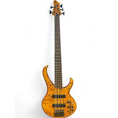 Used Ibanez BTB775PB BROWN BIRDS EYE Electric Bass Guitar