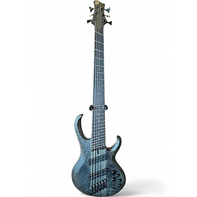 Used Ibanez BTB806MS Trans Gray Electric Bass Guitar