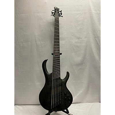 Ibanez Used Ibanez BTB806MS Transparent Gray Flat Electric Bass Guitar