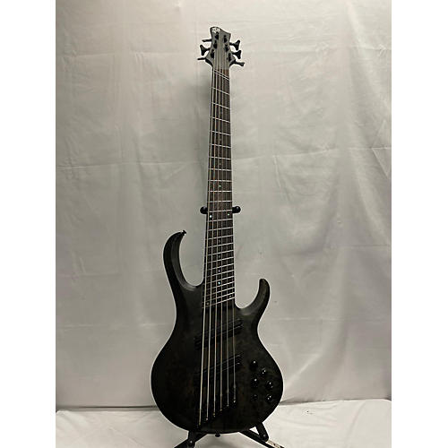 Ibanez Used Ibanez BTB806MS Transparent Gray Flat Electric Bass Guitar Transparent Gray Flat