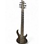 Used Ibanez BTB806MS Transparent Gray Flat Electric Bass Guitar Transparent Gray Flat