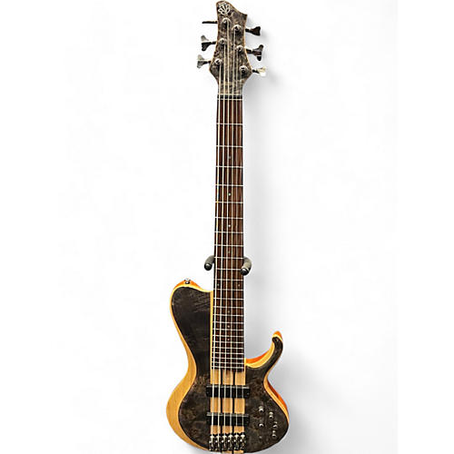 Used Ibanez BTB846SC Trans Black BURL Electric Bass Guitar Trans Black BURL