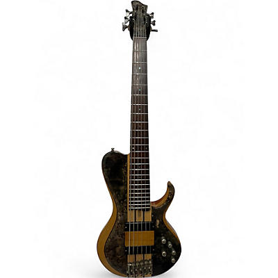Used Ibanez BTB846SC Trans Black Electric Bass Guitar