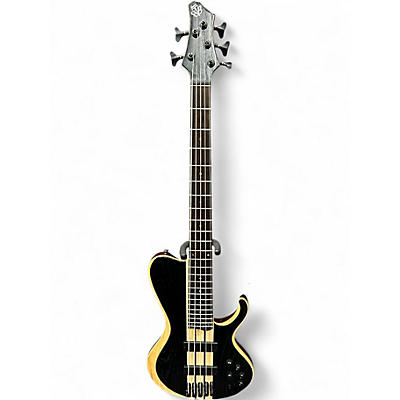 Used Ibanez BTB865SC Weathered Black Electric Bass Guitar