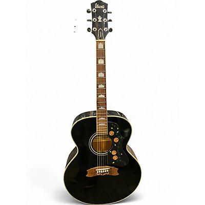Used Ibanez CONCORD JUMBO Black Acoustic Guitar