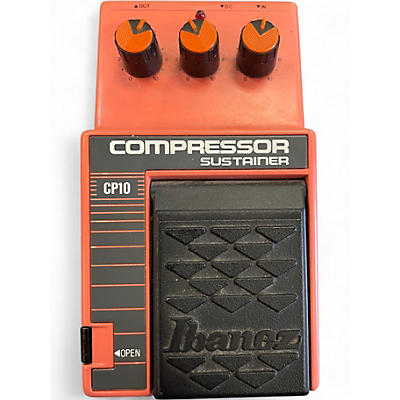 Used Ibanez CP10 COMPRESSOR SUSTAINER Effect Pedal
