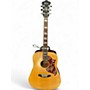 Used Ibanez Concord Natural Acoustic Guitar Natural