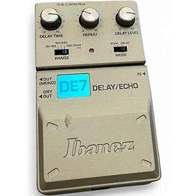 Used Ibanez DE7 Delay/Echo Effect Pedal