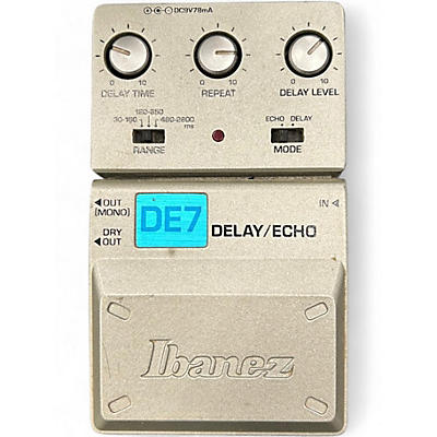 Used Ibanez DE7 Delay/Echo Effect Pedal