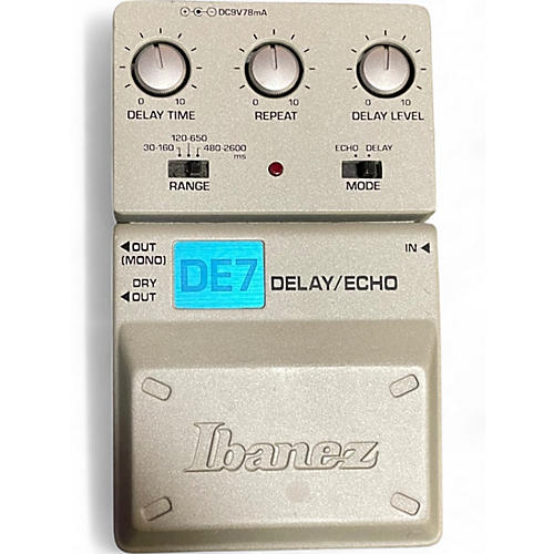 Used Ibanez DE7 Effect Pedal