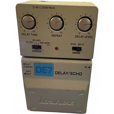 Used Ibanez DE7 Effect Pedal