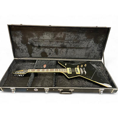 Used Ibanez DT520 Destroyer Series Black Solid Body Electric Guitar