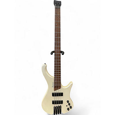 Used Ibanez EBH1000 Pearl White Electric Bass Guitar