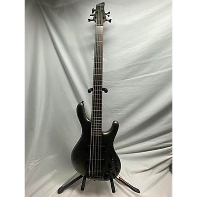 Ibanez Used Ibanez EDB 605 Metallic Silver Electric Bass Guitar