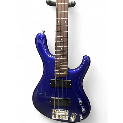 Used Ibanez EDB300 Blue Electric Bass Guitar