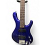 Used Ibanez EDB300 Blue Electric Bass Guitar Blue