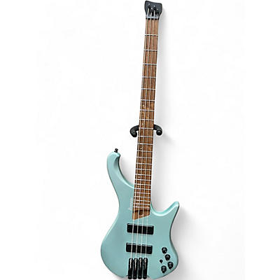 Used Ibanez EHB1000 Metallic Teal Electric Bass Guitar