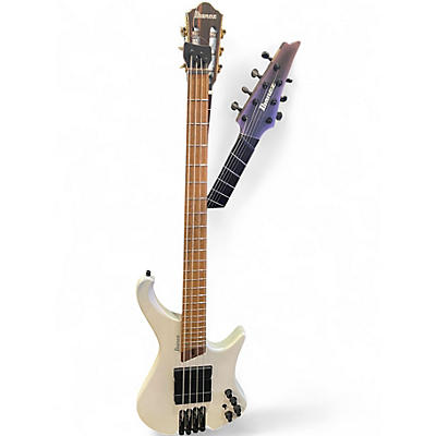 Used Ibanez EHB1000 Pearl White Electric Bass Guitar