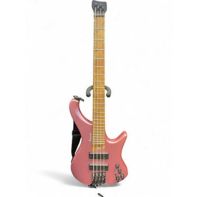 Used Ibanez EHB1000S Pink Electric Bass Guitar