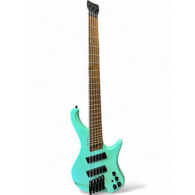 Used Ibanez EHB1005 Seafoam Green Electric Bass Guitar
