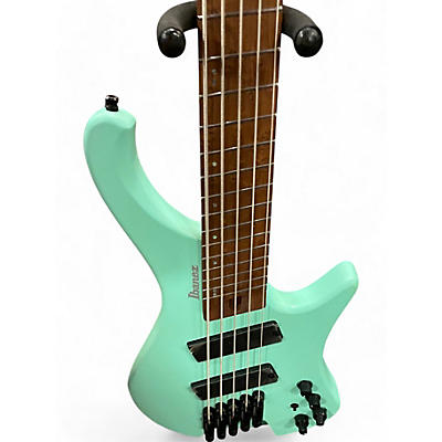 Ibanez Used Ibanez EHB1005MS Seafoam Green Electric Bass Guitar