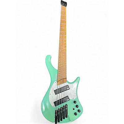 Used Ibanez EHB1005MS Seafoam Green Electric Bass Guitar