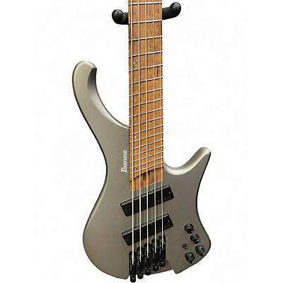 Used Ibanez EHB1005SMS METALLIC GREY MATTE Electric Bass Guitar