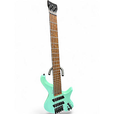 Used Ibanez EHB1005bMS5 Sea Foam Green Electric Bass Guitar