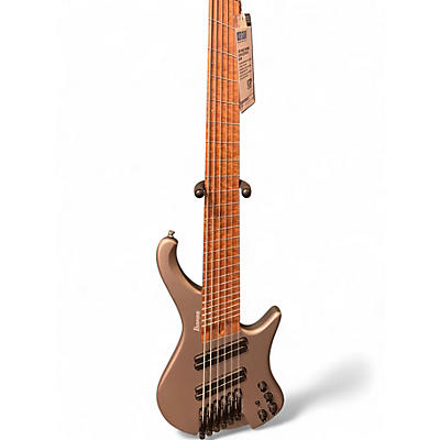 Used Ibanez EHB1006MS Silver Electric Bass Guitar