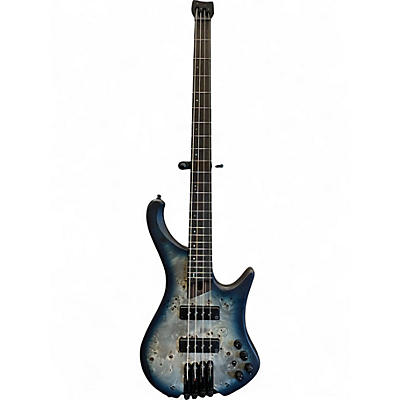 Used Ibanez EHB1500 Cosmic Blue Starburst Electric Bass Guitar