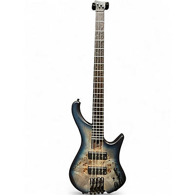 Used Ibanez EHB1500 Cosmic Blue Starburst Electric Bass Guitar