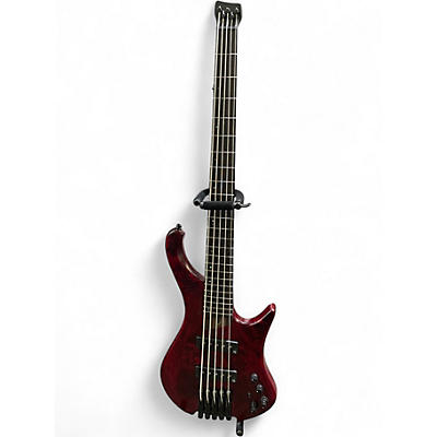 Used Ibanez EHB1505 Stained Wine Red Electric Bass Guitar