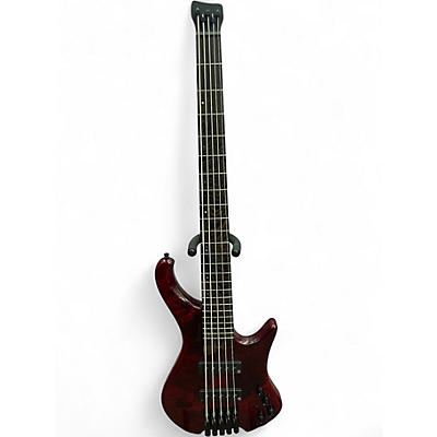 Used Ibanez EHB1505 Stained Wine Red Low Gloss Electric Bass Guitar