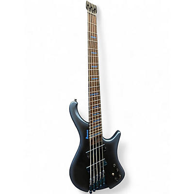Used Ibanez EHB5MSBSP  Midnight Arctic Ocean Matte Electric Bass Guitar