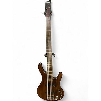 Used Ibanez ERGODYNE EDB555 Brown Electric Bass Guitar
