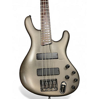 Used Ibanez ERGODYNE EDB600 Gunmetal Gray Electric Bass Guitar